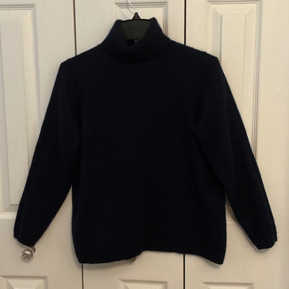 Cashmere Women’s Turtleneck Navy